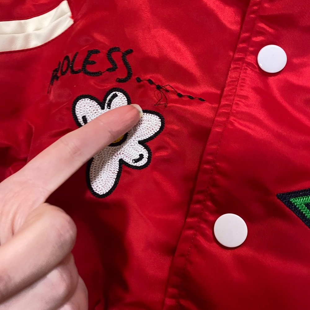 First Row Grow Your Future Varsity Patch Jacket L… - image 3